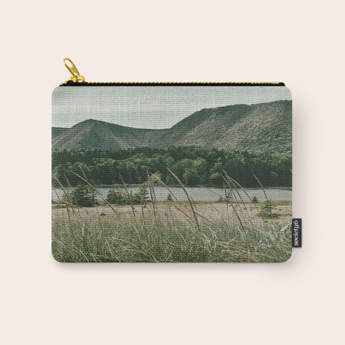Distant Mountains nature landscape photograph Carry All Pouch Gallery Image 1