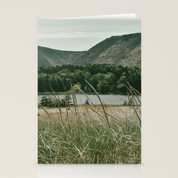 Distant Mountains nature landscape photograph Stationery Card Gallery Image 2