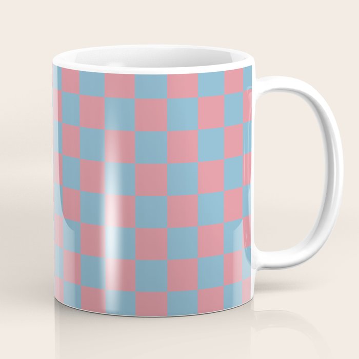 Cool Eclectic Revival Checks Coffee Mug Gallery Image 1