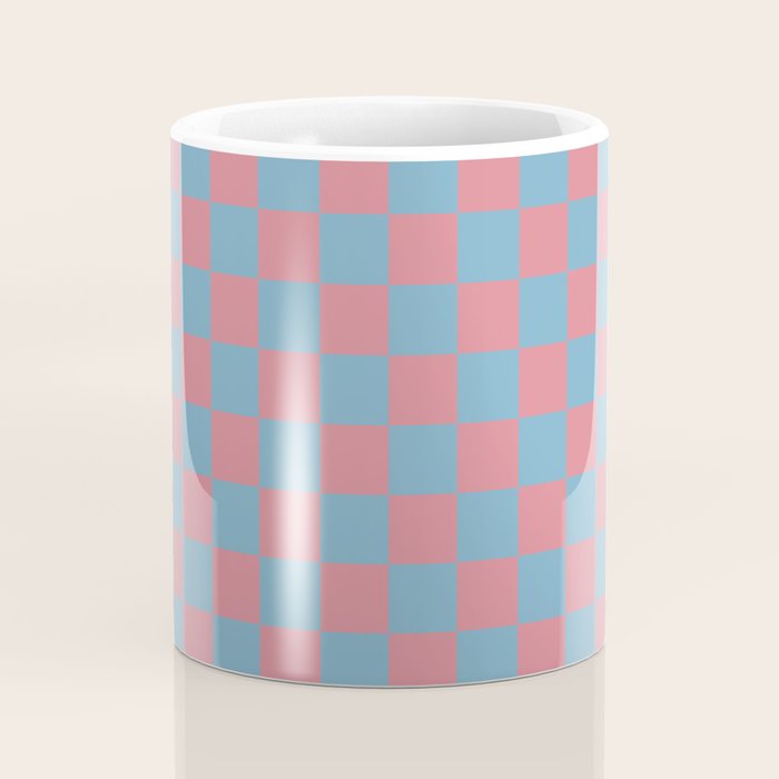 Cool Eclectic Revival Checks Coffee Mug Gallery Image 4