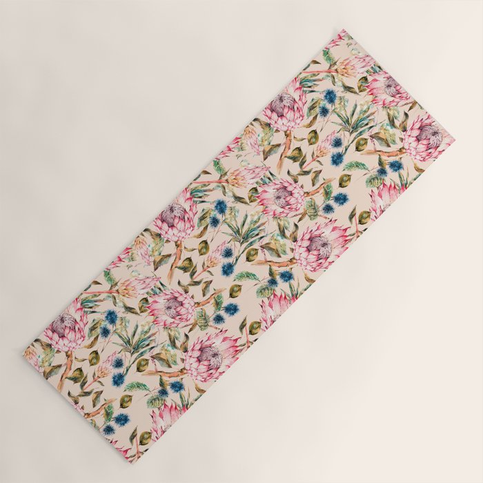 Pattern boho floral Yoga Mat Gallery Image 1
