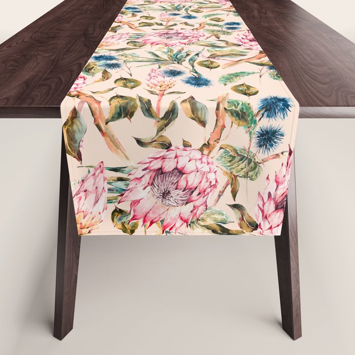 Pattern boho floral Table Runner Gallery Image 1