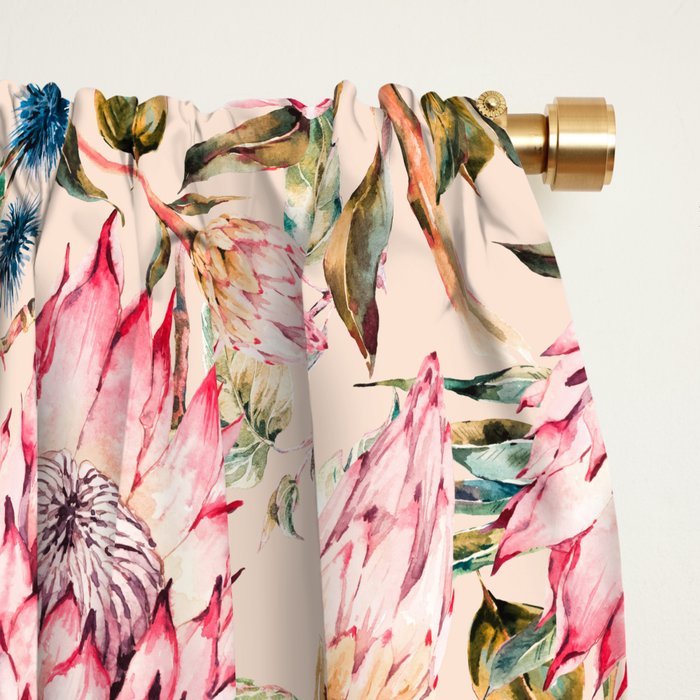 Pattern boho floral Window Curtain Gallery Image 2