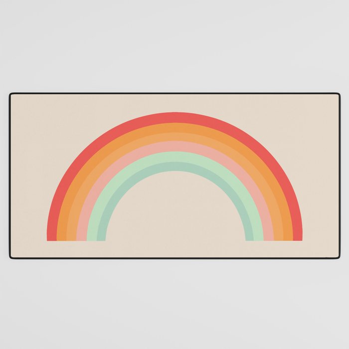 Vintage Rainbow Desk Mat Gallery Image 3