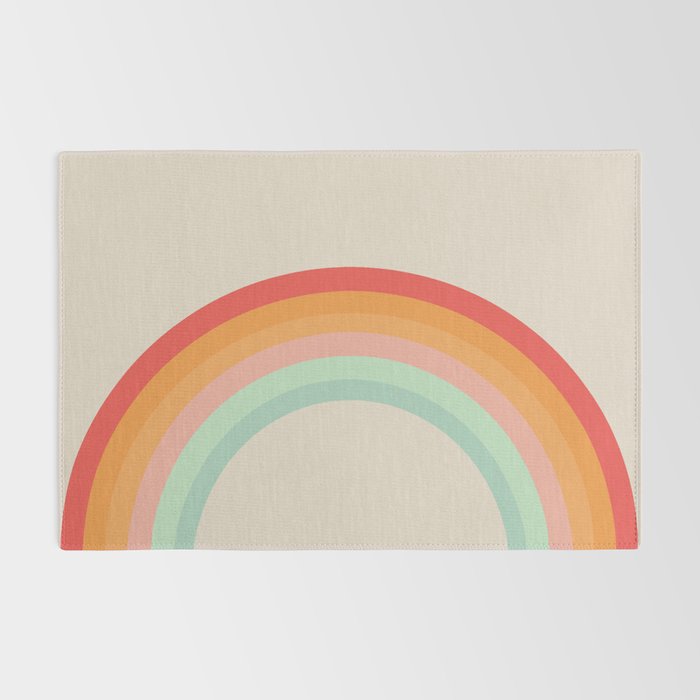 Vintage Rainbow Rug Gallery Image 2
