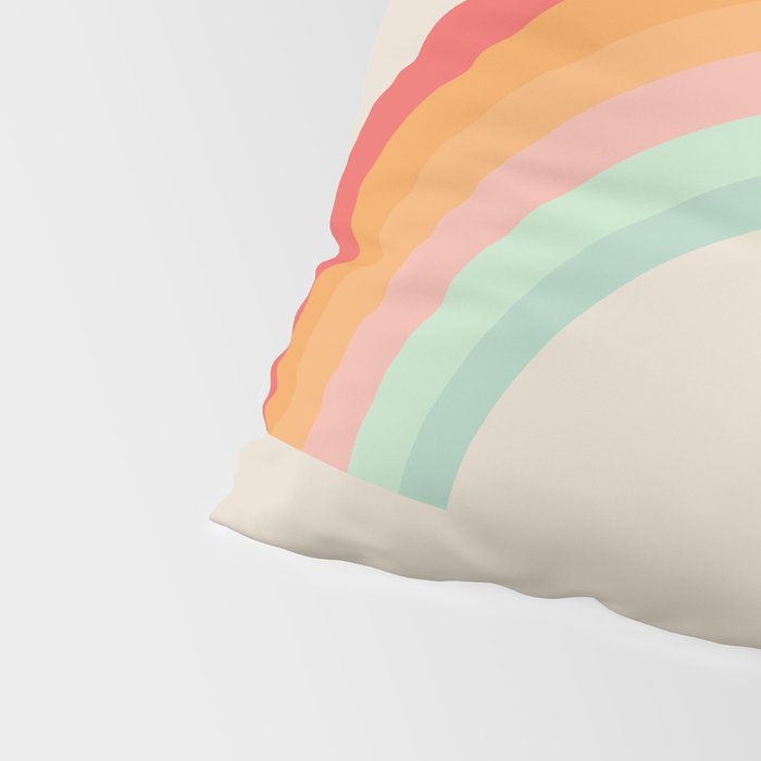 Vintage Rainbow Pillow Sham Gallery Image 4