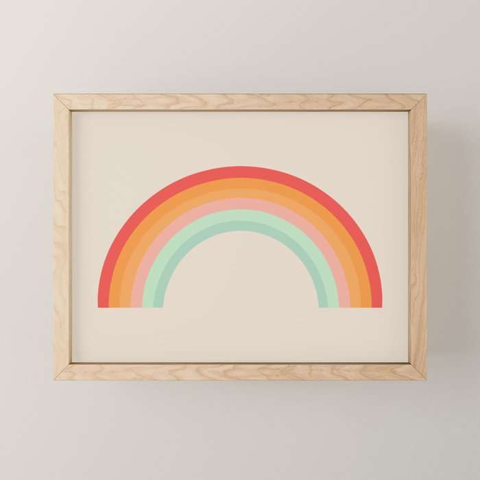 Vintage Rainbow Mini Art Print Gallery Image 1