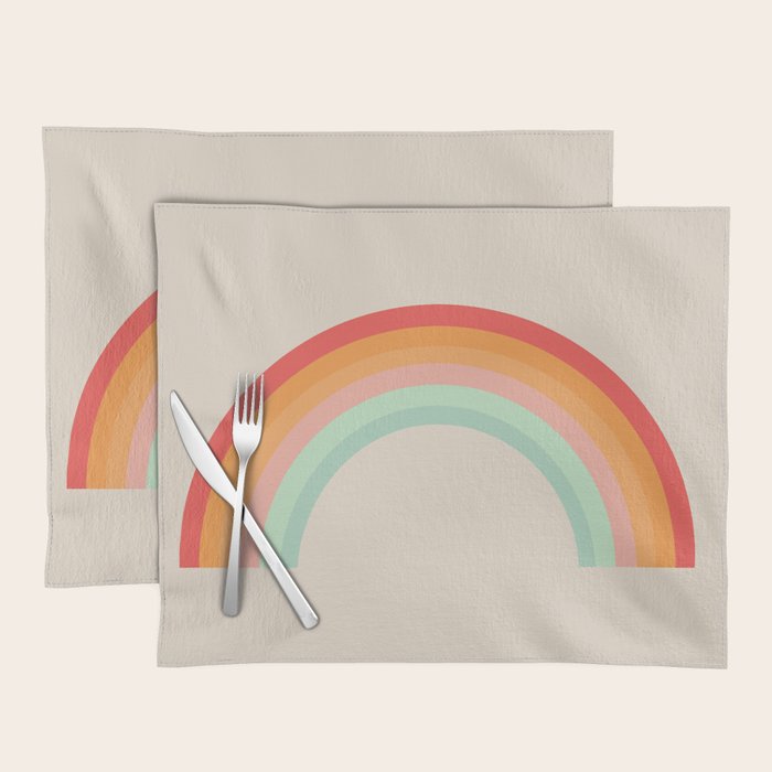 Vintage Rainbow Placemat Gallery Image 1