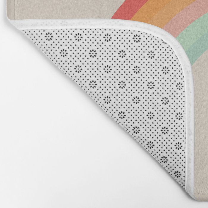 Vintage Rainbow Bath Mat Gallery Image 2