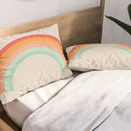 Vintage Rainbow Pillow Sham Gallery Image 2