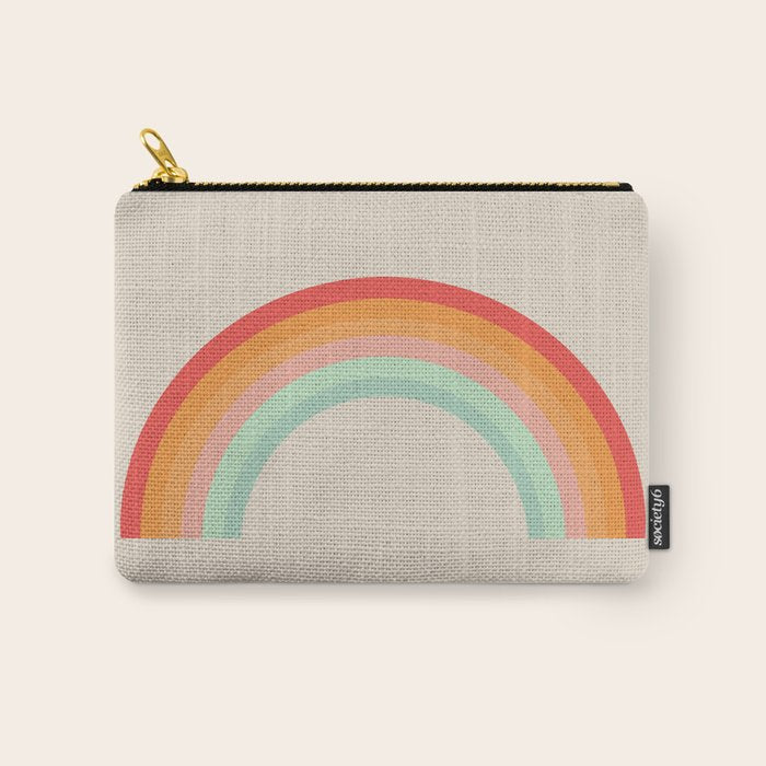 Vintage Rainbow Carry All Pouch Gallery Image 1