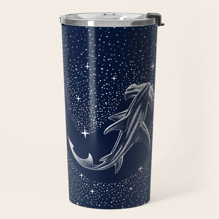 Starry Hammerhead Travel Mug Gallery Image 2