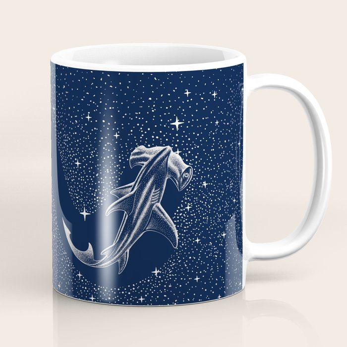 Starry Hammerhead Coffee Mug Gallery Image 1