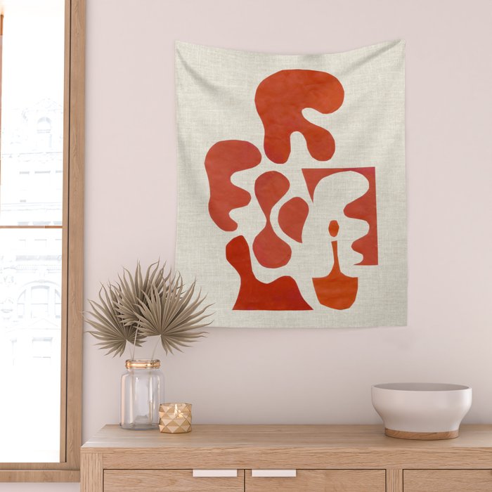 Mid Century Lava Wall Tapestry Gallery Image 2