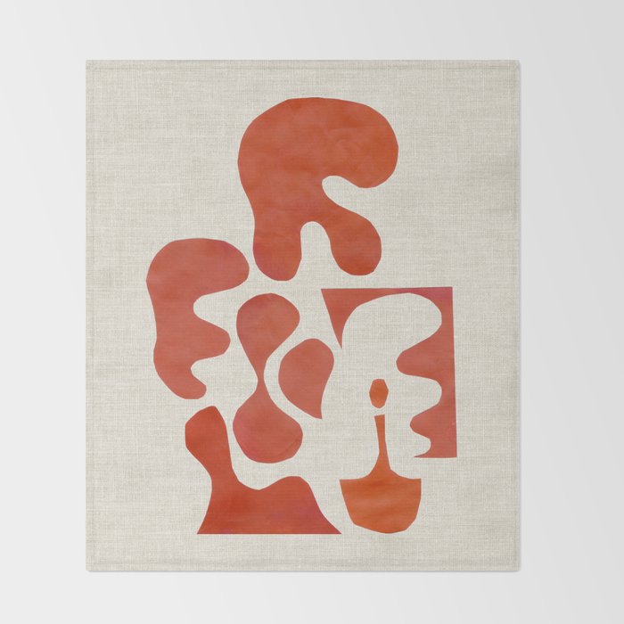Mid Century Lava Throw Blanket Gallery Image 2