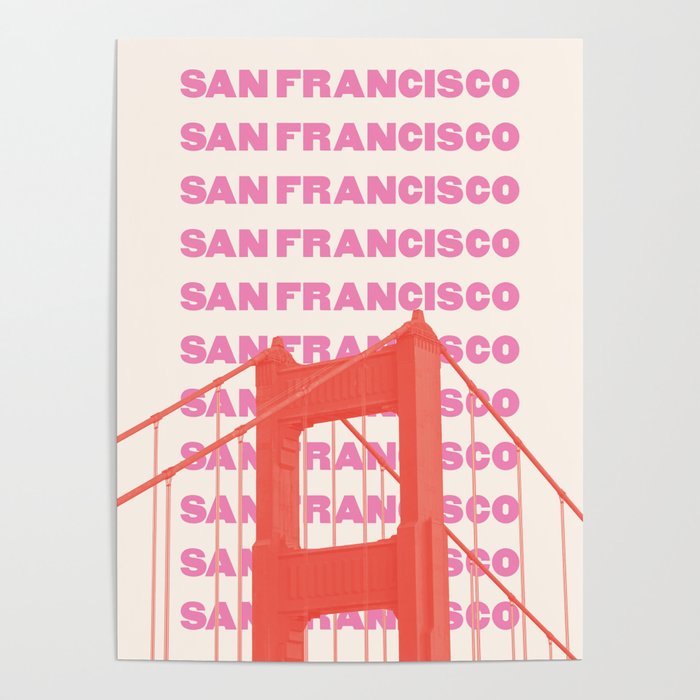 San Francisco Golden Gate Bridge Poster Gallery Image 1