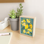 Lemon Blooms â Blue Mini Art Print Gallery Image 2