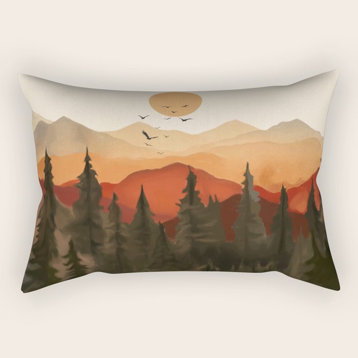 Whispering Pines Rectangular Pillow Gallery Image 2