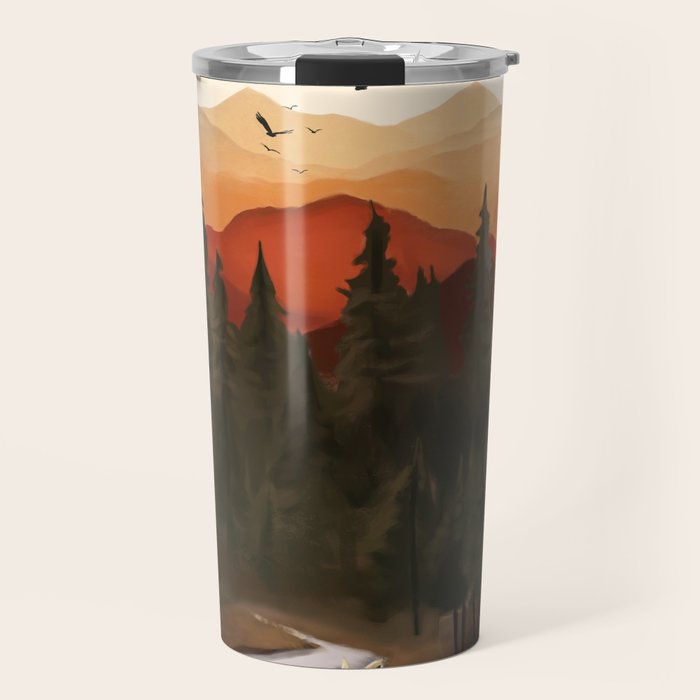 Whispering Pines Travel Mug Gallery Image 1