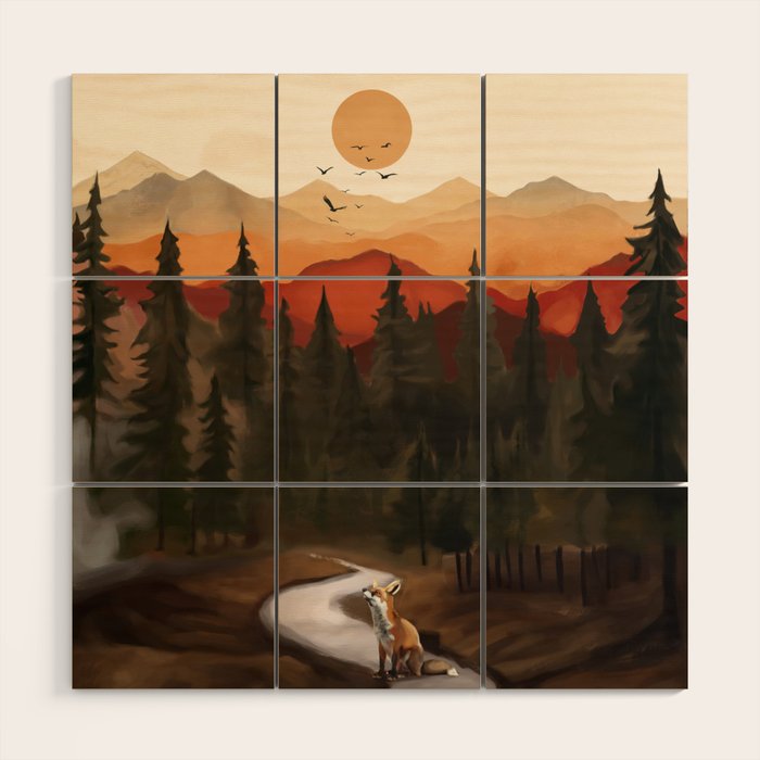 Whispering Pines Wood Wall Art Gallery Image 1