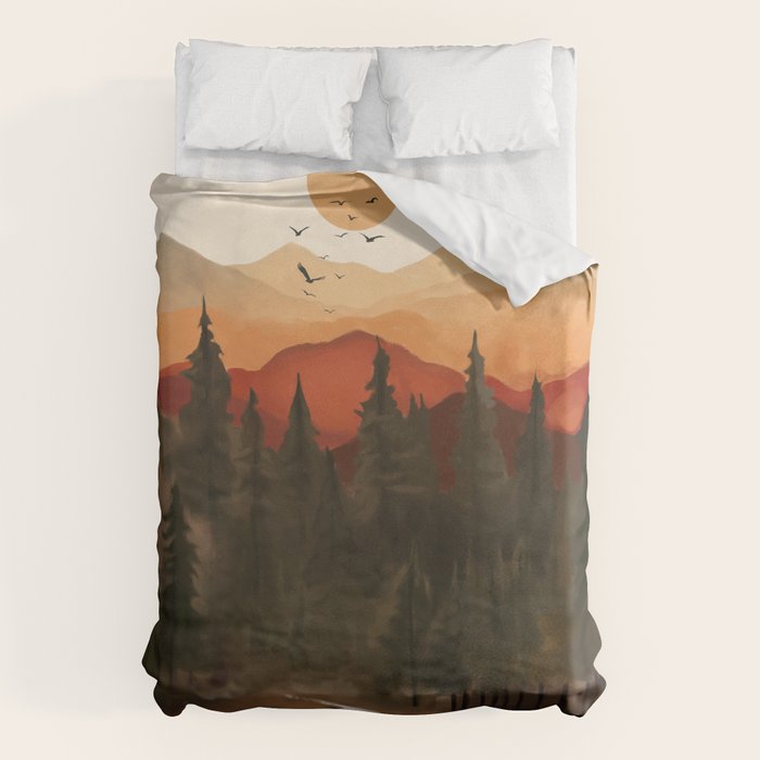 Whispering Pines Duvet Cover Gallery Image 1