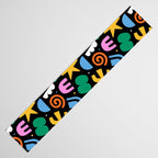 Colorful abstract organic shape doodle pattern Table Runner Gallery Image 3