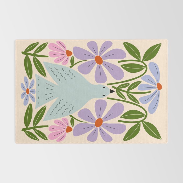 Freedom - Bird and Flowers Rug Gallery Image 2