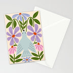 Freedom - Bird and Flowers Stationery Card Gallery Image 2