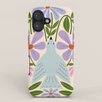 Freedom - Bird and Flowers iPhone Case Gallery Image 1