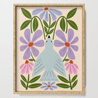 Freedom - Bird and Flowers Serving Tray Gallery Image 1
