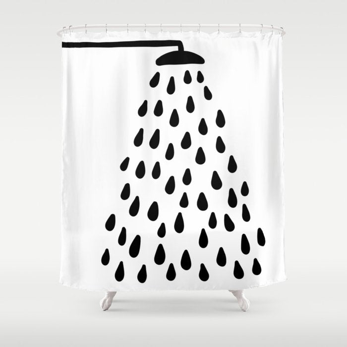Shower in bathroom Shower Curtain Gallery Image 1