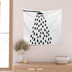 Shower in bathroom Wall Tapestry Gallery Image 2