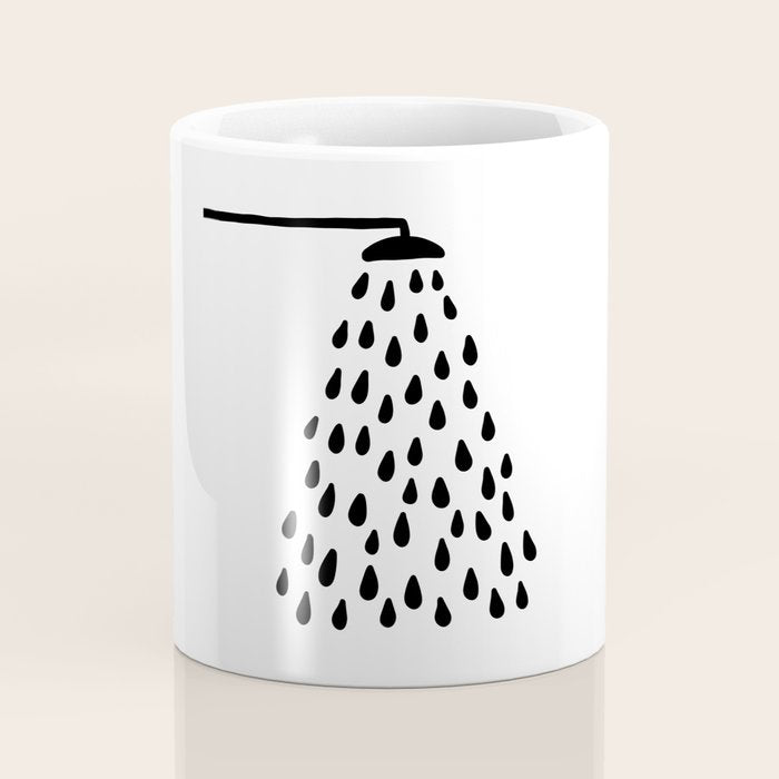 Shower in bathroom Coffee Mug Gallery Image 4