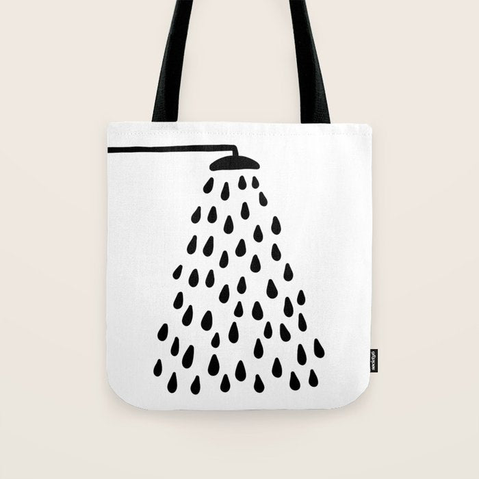 Shower in bathroom Tote Bag Gallery Image 1