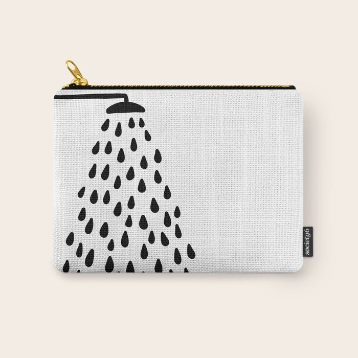 Shower in bathroom Carry All Pouch Gallery Image 1
