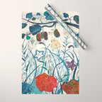 nature Japanese painting Wrapping Paper Gallery Image 1