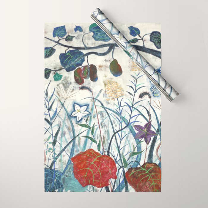 nature Japanese painting Wrapping Paper Gallery Image 1