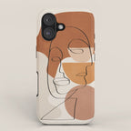 Abstract Clay Faces II iPhone Case Gallery Image 1