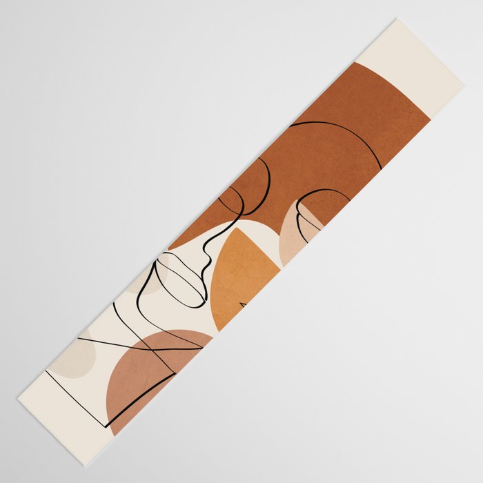 Abstract Clay Faces II Table Runner Gallery Image 3