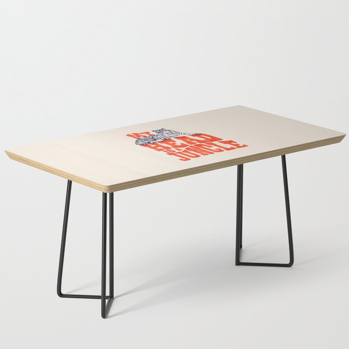 My Head is a Jungle-Tiger typography Coffee Table Gallery Image 1