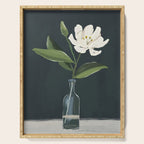 A flower in a vase Serving Tray Gallery Image 1