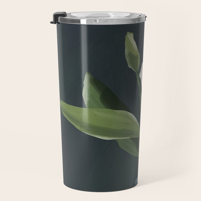 A flower in a vase Travel Mug Gallery Image 3