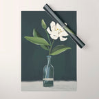 A flower in a vase Wrapping Paper Gallery Image 1