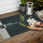 A flower in a vase Outdoor Rug Gallery Image 2