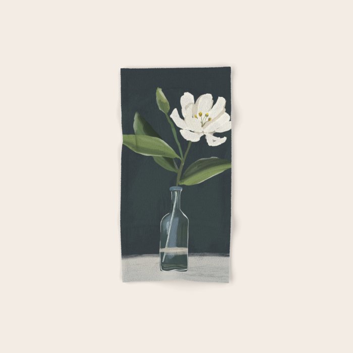 A flower in a vase Bath Towel Gallery Image 1