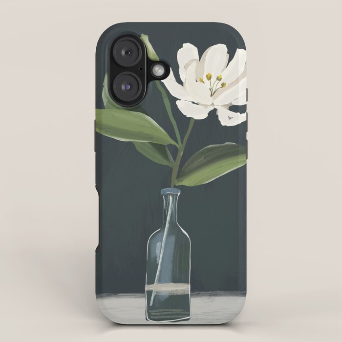 A flower in a vase iPhone Case Gallery Image 1