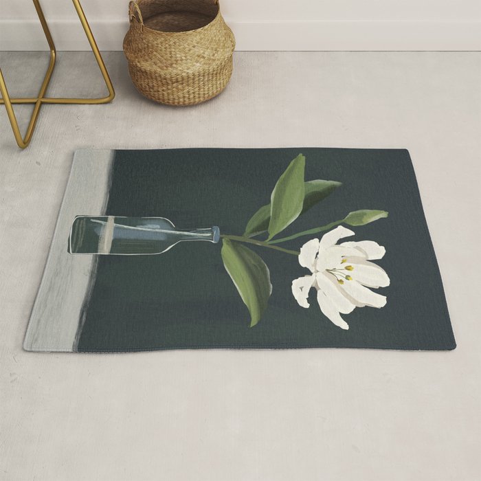 A flower in a vase Rug Gallery Image 1