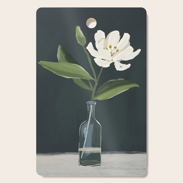 A flower in a vase Cutting Board Gallery Image 1