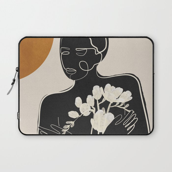 Touch of Bloom 2 Laptop Sleeve Gallery Image 1