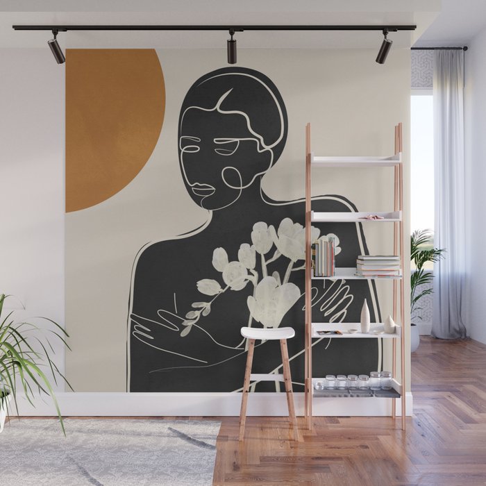 Touch of Bloom 2 Wall Mural Gallery Image 1